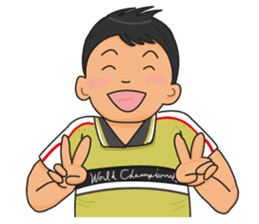 Tennis Boy II sticker #7684674