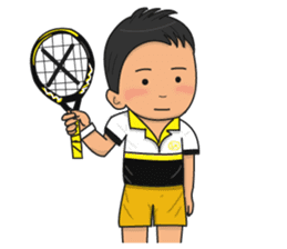 Tennis Boy II sticker #7684676