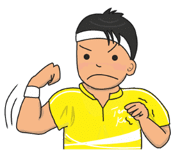 Tennis Boy II sticker #7684678