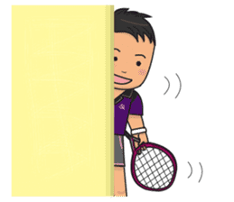 Tennis Boy II sticker #7684679