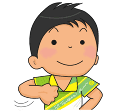 Tennis Boy II sticker #7684681