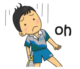Tennis Boy II sticker #7684683