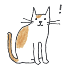 cute cat's life sticker #7685350