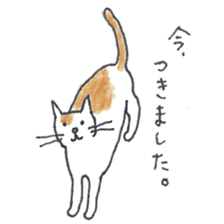 cute cat's life sticker #7685377