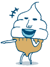 ice cream Taro sticker #7685824