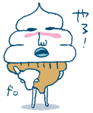 ice cream Taro sticker #7685828