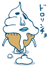 ice cream Taro sticker #7685838