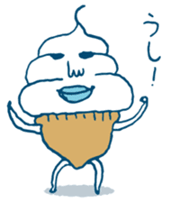 ice cream Taro sticker #7685843