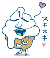 ice cream Taro sticker #7685857