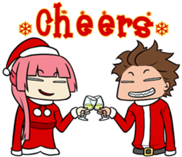 AOL : Christmas sticker #7686492