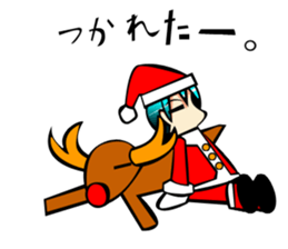 Boy of Santa Claus sticker #7686864