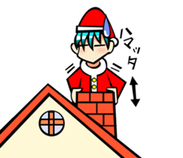 Boy of Santa Claus sticker #7686865