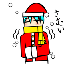 Boy of Santa Claus sticker #7686867