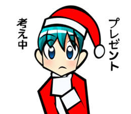 Boy of Santa Claus sticker #7686868