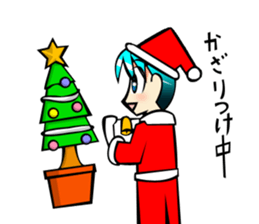 Boy of Santa Claus sticker #7686869