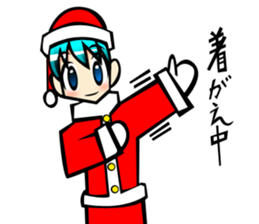 Boy of Santa Claus sticker #7686871