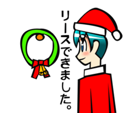 Boy of Santa Claus sticker #7686874