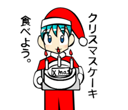 Boy of Santa Claus sticker #7686880