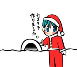 Boy of Santa Claus sticker #7686881