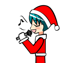 Boy of Santa Claus sticker #7686888