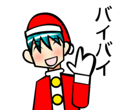 Boy of Santa Claus sticker #7686890