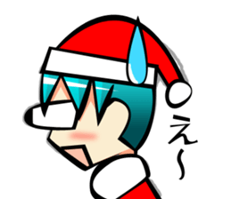 Boy of Santa Claus sticker #7686891