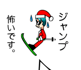 Boy of Santa Claus sticker #7686897