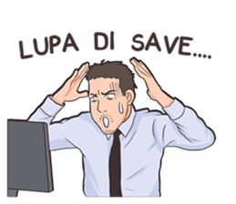 curhatan karyawan sticker #7687583
