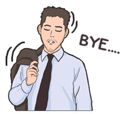 curhatan karyawan sticker #7687593