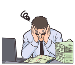 curhatan karyawan sticker #7687594