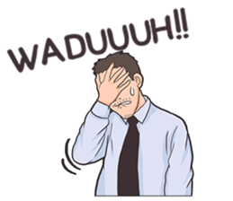 curhatan karyawan sticker #7687597