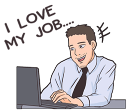 curhatan karyawan sticker #7687603