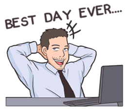 curhatan karyawan sticker #7687604