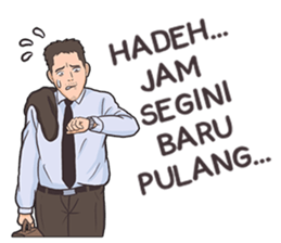 curhatan karyawan sticker #7687606