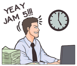 curhatan karyawan sticker #7687611