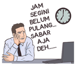curhatan karyawan sticker #7687614