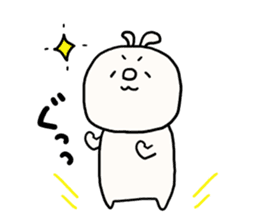 Loose loose rabbit. 2 sticker #7687790