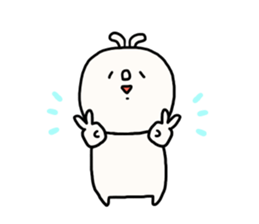 Loose loose rabbit. 2 sticker #7687791