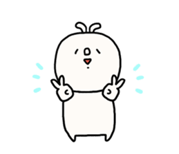 Loose loose rabbit. 2 sticker #7687791