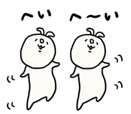 Loose loose rabbit. 2 sticker #7687796