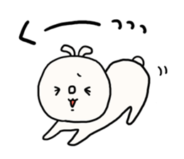 Loose loose rabbit. 2 sticker #7687805