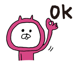 Three-color cat sticker #7688007