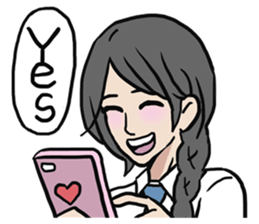 AsB - High School Girls (2 Expression) sticker #7688183