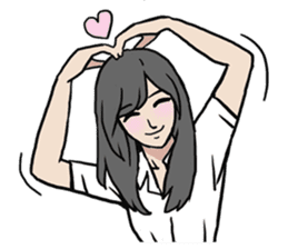 AsB - High School Girls (2 Expression) sticker #7688185