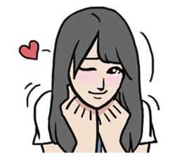 AsB - High School Girls (2 Expression) sticker #7688186