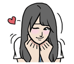 AsB - High School Girls (2 Expression) sticker #7688186
