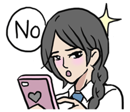 AsB - High School Girls (2 Expression) sticker #7688187