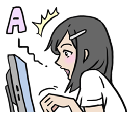 AsB - High School Girls (2 Expression) sticker #7688188