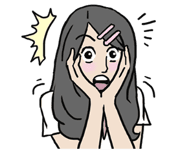 AsB - High School Girls (2 Expression) sticker #7688190