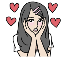 AsB - High School Girls (2 Expression) sticker #7688194